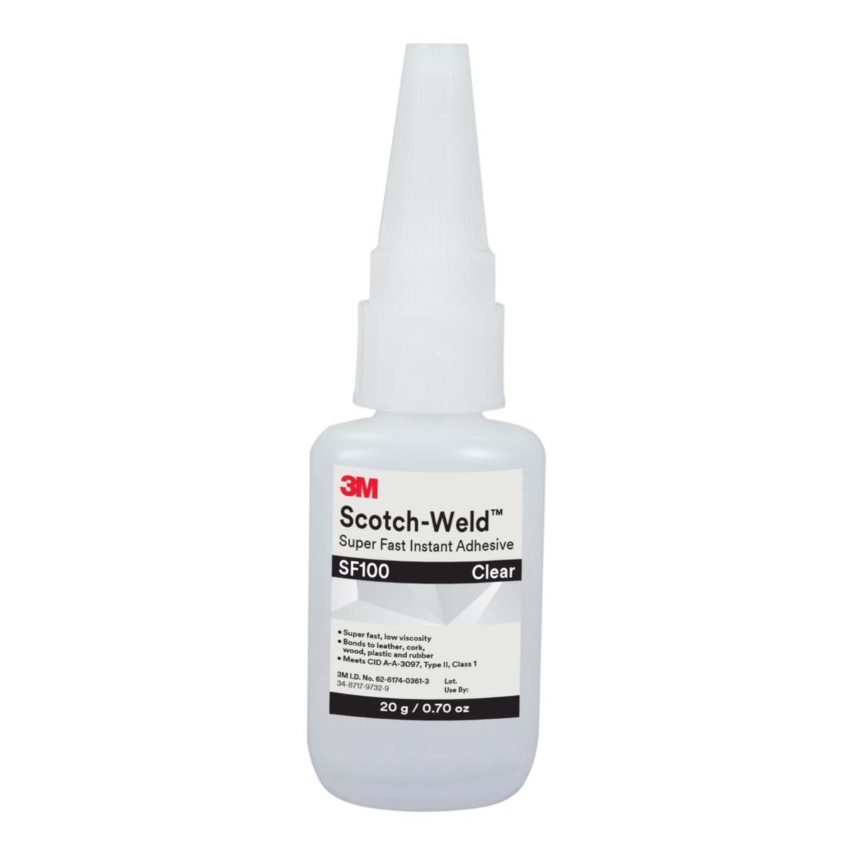 Cyanoakrylatlim Scotch-Weld™ SF100 Supersnabbt - CYANOAKRYLATLIM 3M SCOTCH-WELD SF100 SNABBLIM 20 GRAM
