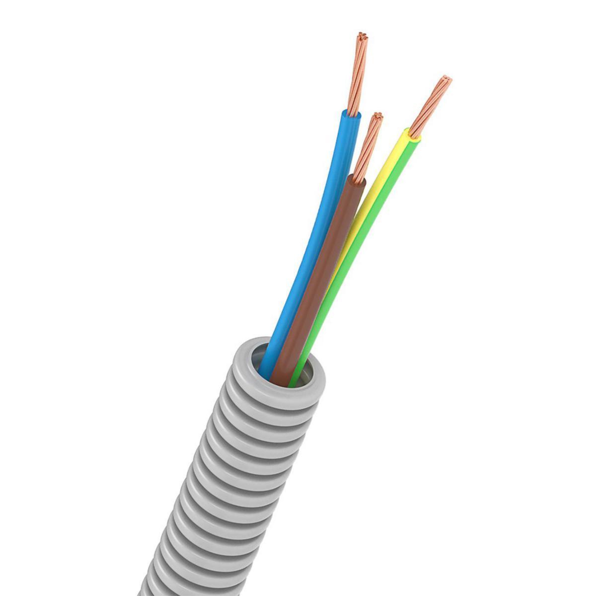 Flex hose pre-wired FQ Dca N-LINE, Nexans - PRE WIRED CONDUIT FQ3G1,5 B250