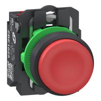 Tryckknapp XB5AL röd push-in