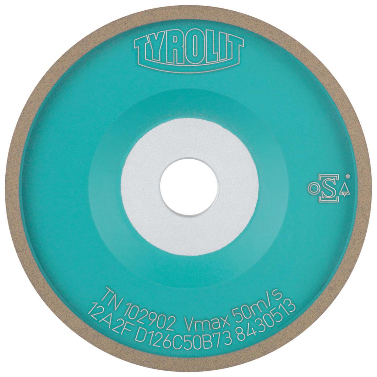 Diamantsliptallrik Tyrolit 12A2F - DIAMANTSLIPTALLRIK TYROLIT 12A2F 150X22X20 D64C50B52AL