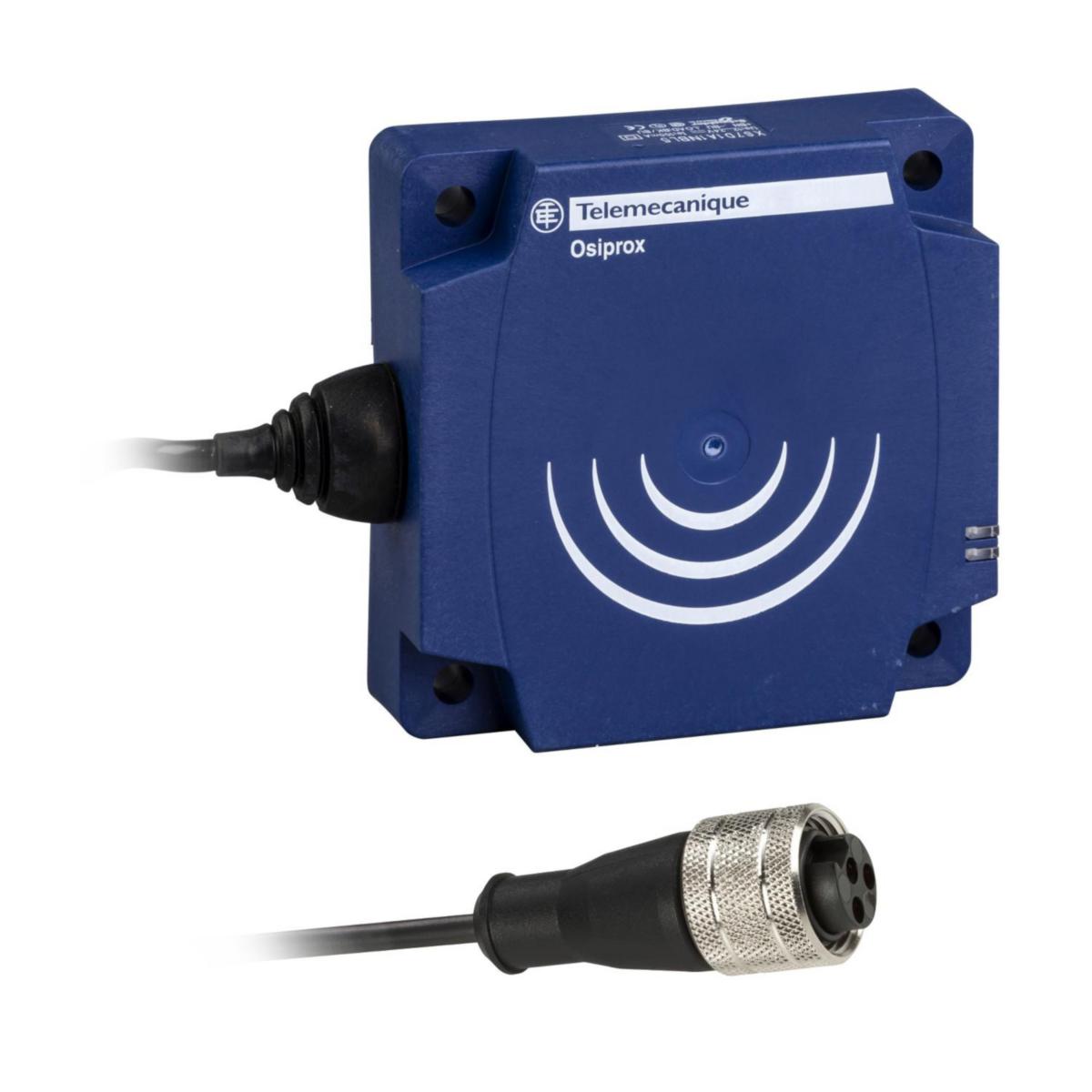 Induktiv givare XS8 av blockmodell Osisense AC/DC-matning - IND.GIV FORMD SN=60MM BR XS8D1A1MBU20