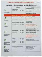 Checklista Arbetsplatsolycka A4 2 sidig