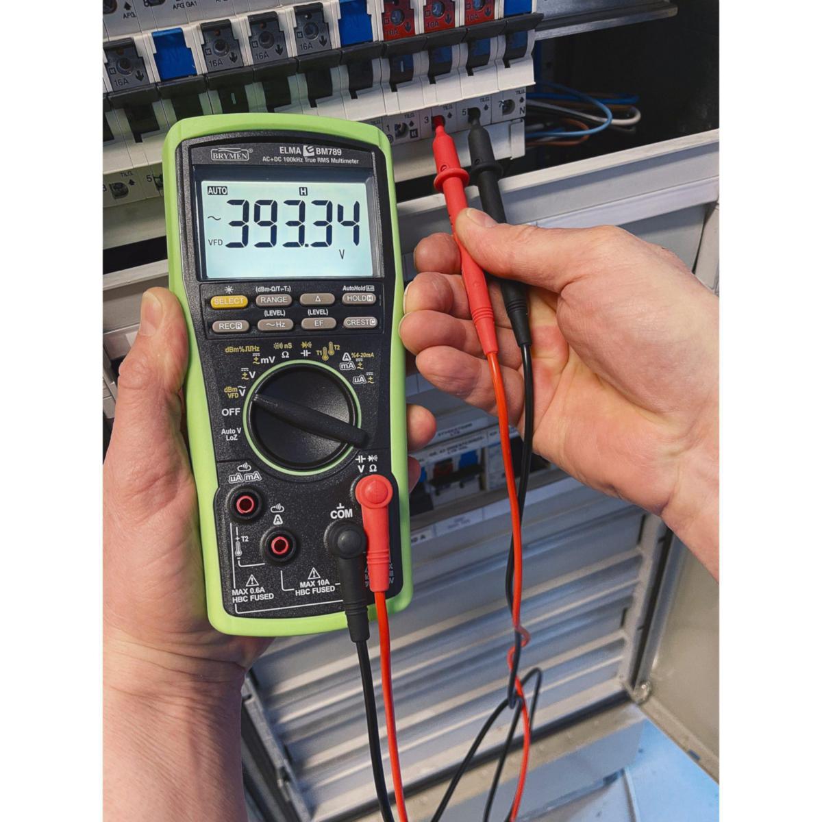 Multimeter Elma BM789 TRMS - ELMA BM789 - TRMS DIGITAL AC + DC MULTIMETER. TRUE RMS