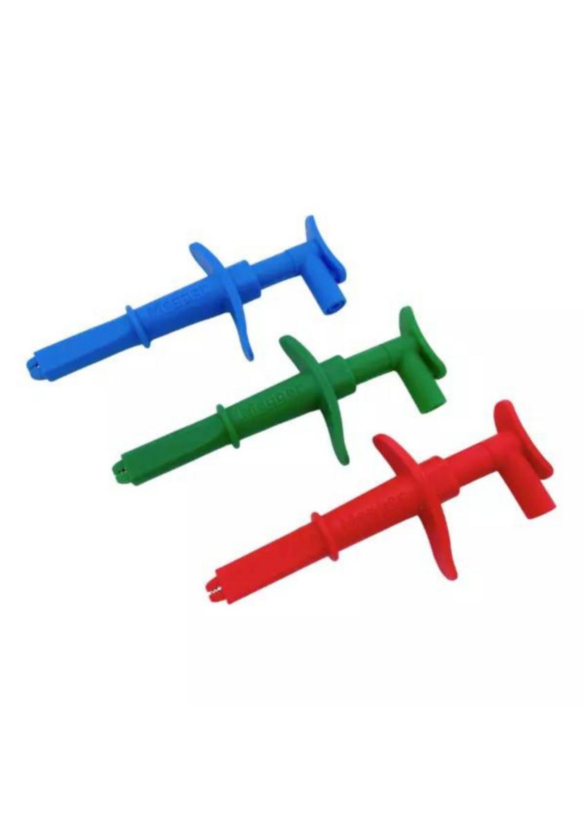 Säkerhetstestklämmor 3st RGB - SÄKERHETSTESTKLÄMMOR 3ST RGB SÄKERHETSTESTKLÄMMOR