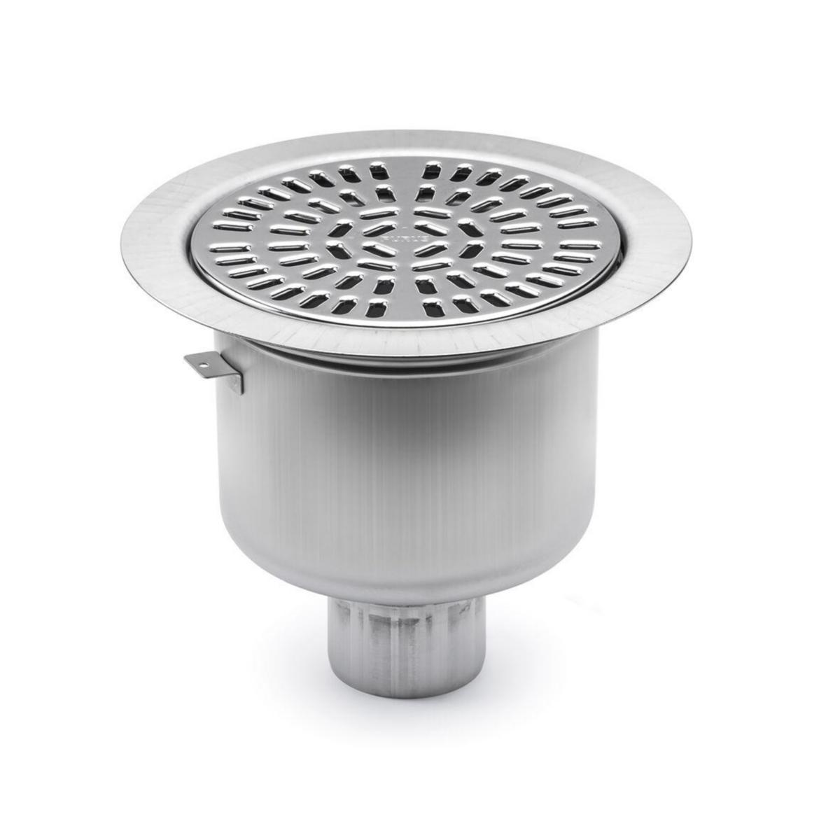 Golvbrunn Heavy 110/75 P/R bottenutlopp, Purus - HEAVY GOLVBR RF M B-UTL 220X75 M RF V-LÅS-INSATS O SIL