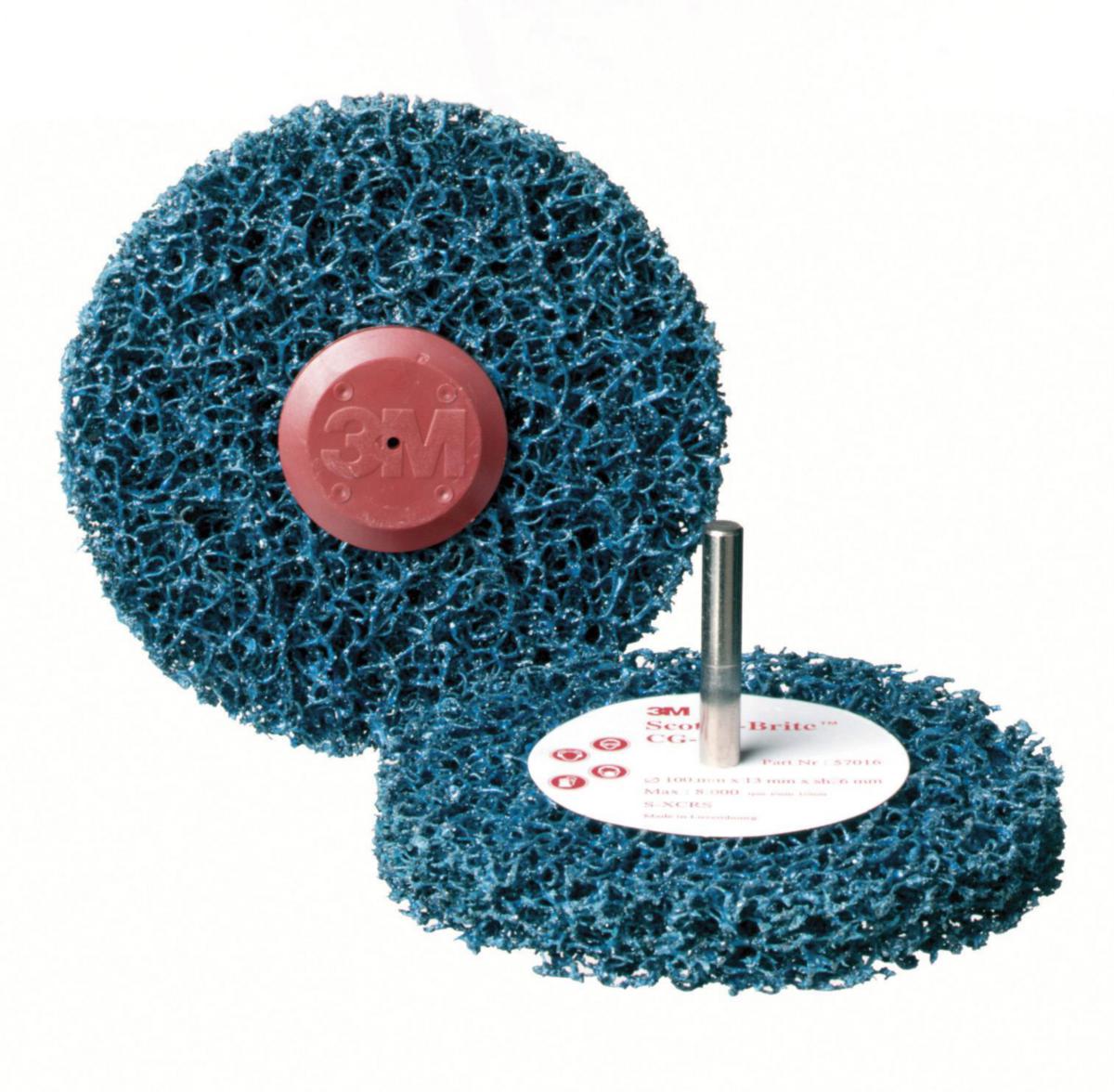 Rough cleaning pad 3m - ROUGH CLEANING PAD 3M GP BLUE CG-ZS 75X13X6MM