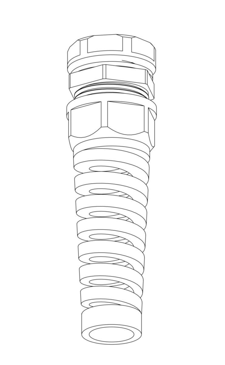 Kabelgenomföring Halo 11kW - KABELGENOMFÖRING HALO 11KW