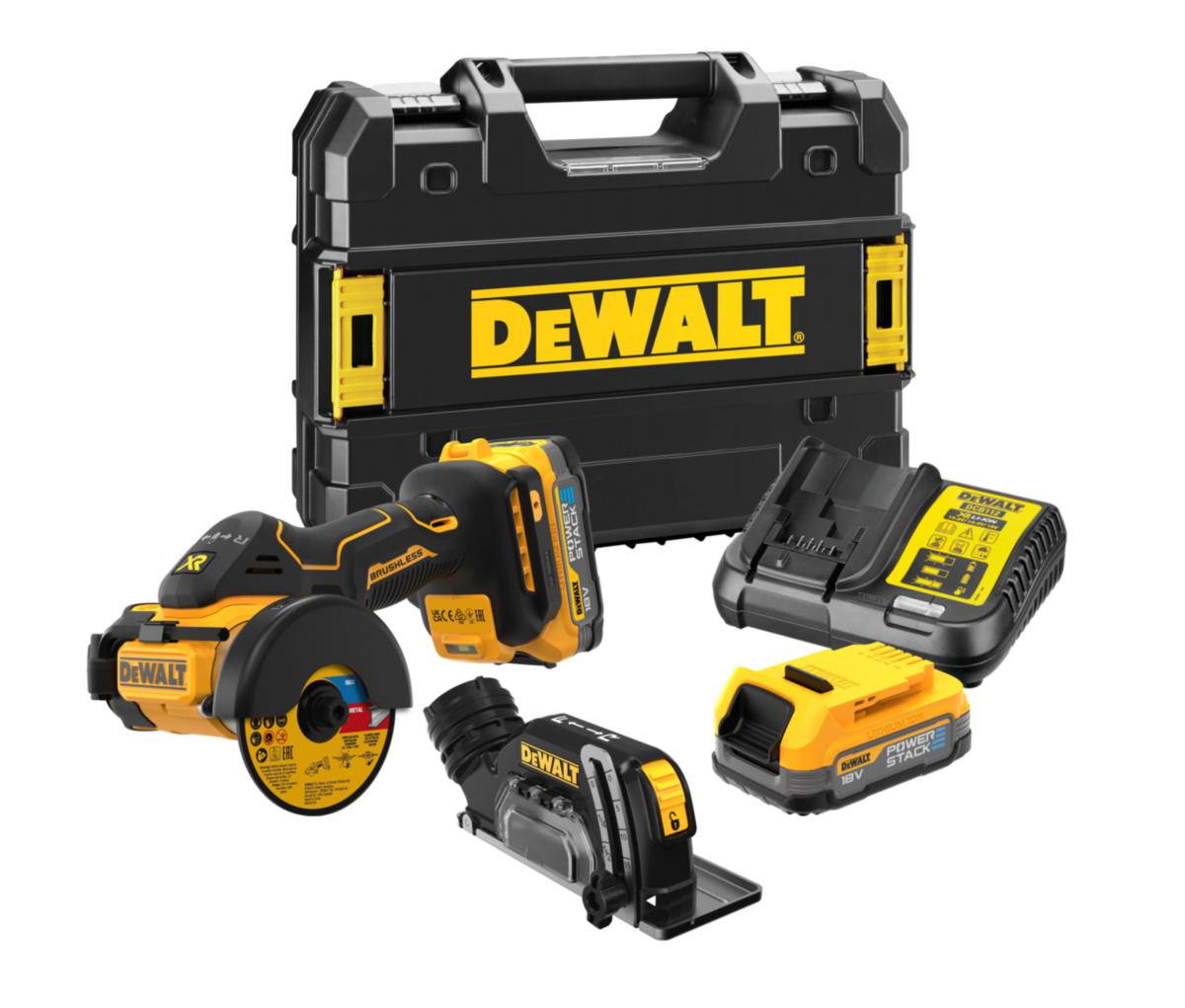 Vinkelslipmaskin Multi DEWALT DCS438E2T - VINKELSLIP MULTI DW DCS438E2T 18V XR, 2 X POWERSTACK, TSTAK
