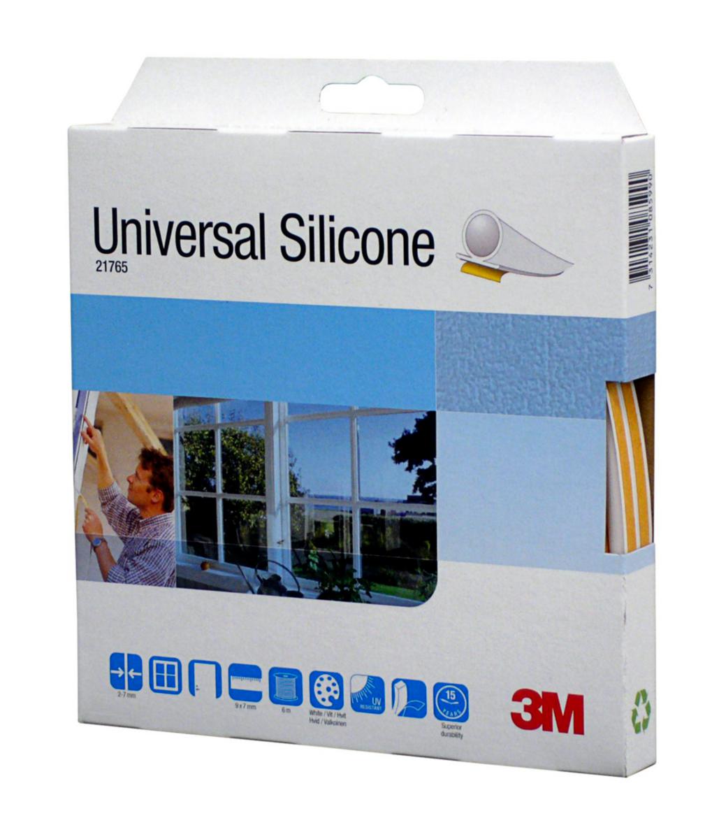 Strips uni-list 3M - STRIPS UNI-LIST 3M S21765 9X7MM WHITE SJH ROUND ADHESIVE