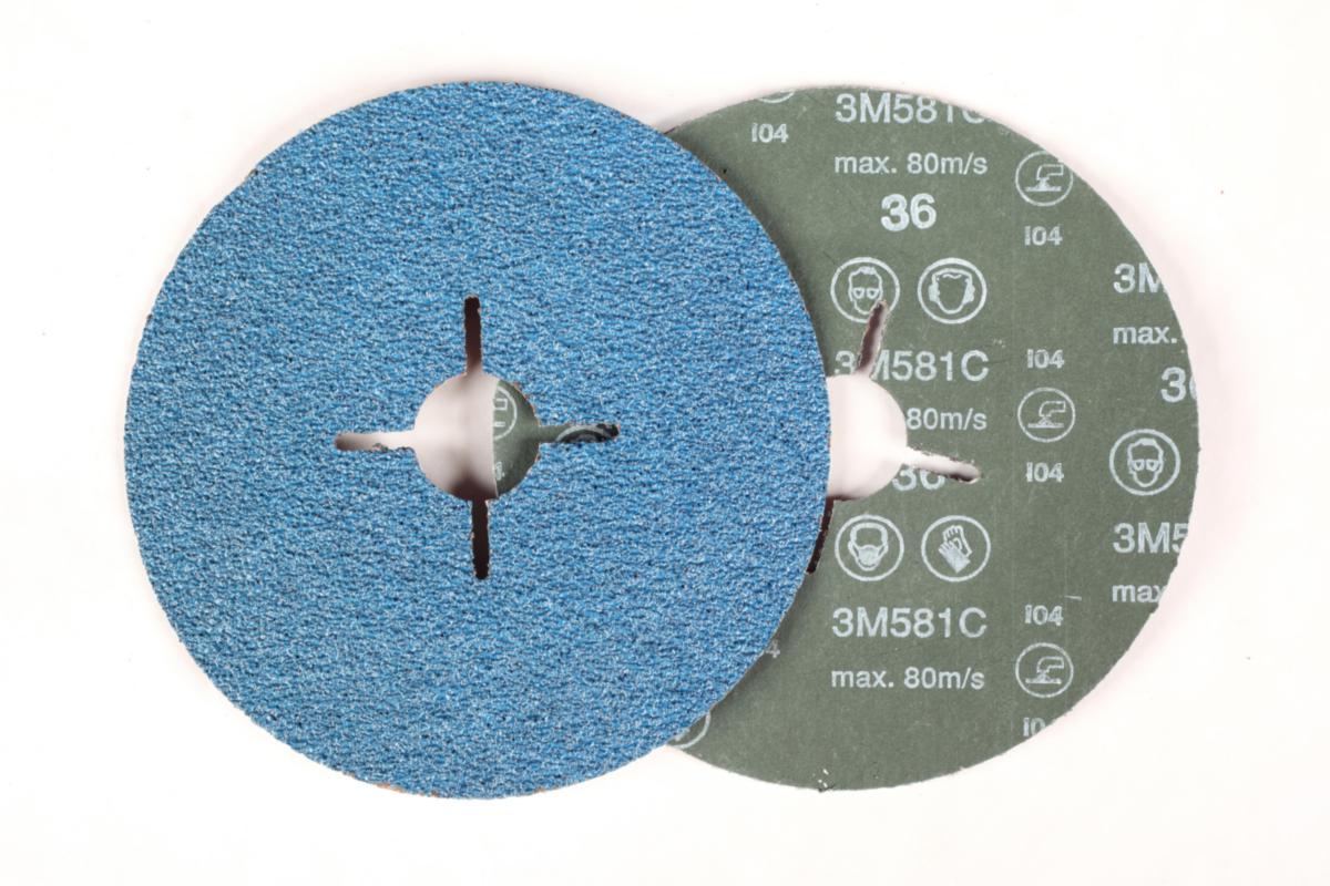 Fiber disc 3M 581c - FIBER DISC 3M 581C 125MM GREAD 36