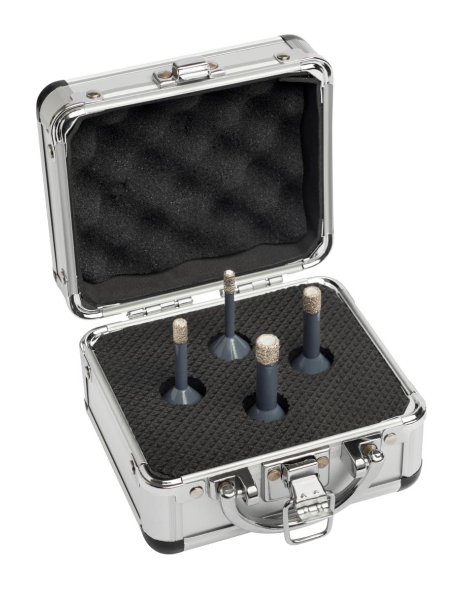 Diamond Drill Bit Set Ironside 4-Piece - DIAMOND DRILL SET 4-PIECE IRONSIDE M14 5-6-8-10MM 202504