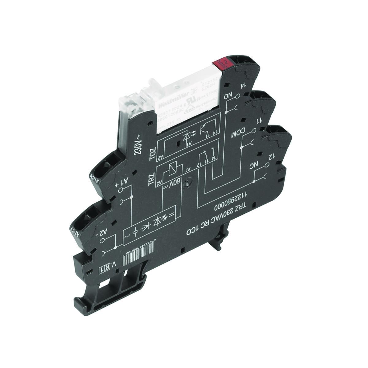 Plintrelä TRZ - PLINTRELÄ F 120VUC 1CO 6A RC TRZ 120VAC RC 1CO