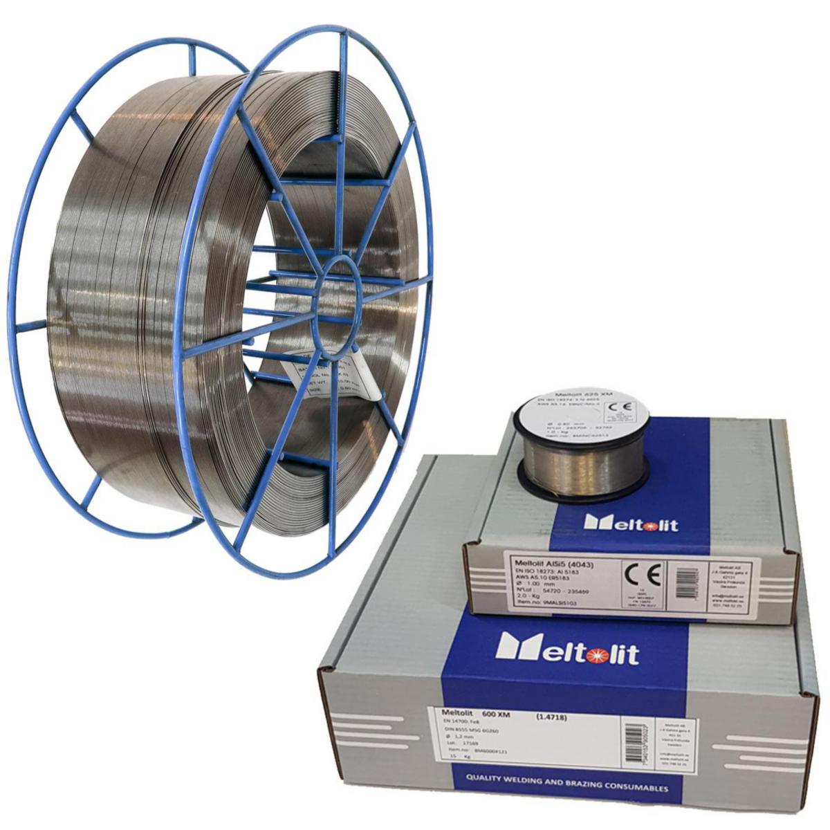 Spoltråd Meltolit 59 XM - SOLIDTRÅD MELTOLIT 59 XM 1,2MM 15KG SPOLE