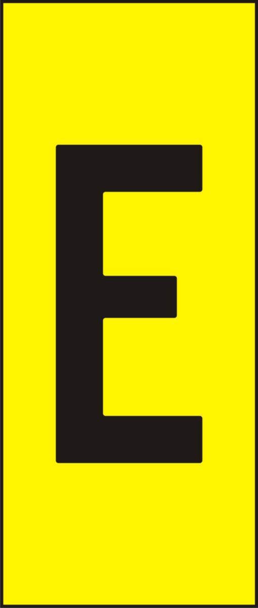 Labelling system H25, Yellow with black letters - MARK SYST H25 YELLOW E