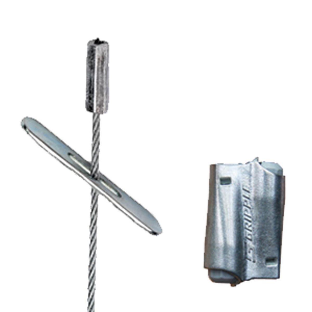 Wireupphäng Gripple utförande för plåt/skivmaterial - VAJERUPPHÄNG MED PLÅTF 3M HF02-3T GRIPPLE