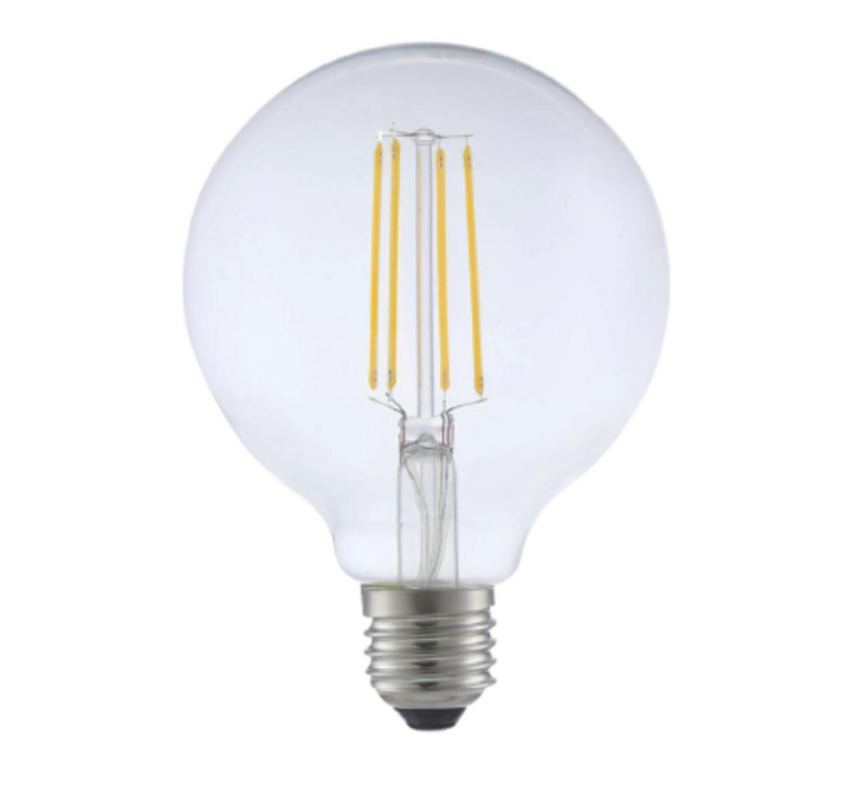 LED lampa Glob Filament Klar 125 - LED FIL. GLOB 4W E27 DIM 125MM
