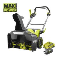 Snow Thrower RYOBI Max Power RY36STC53B-160