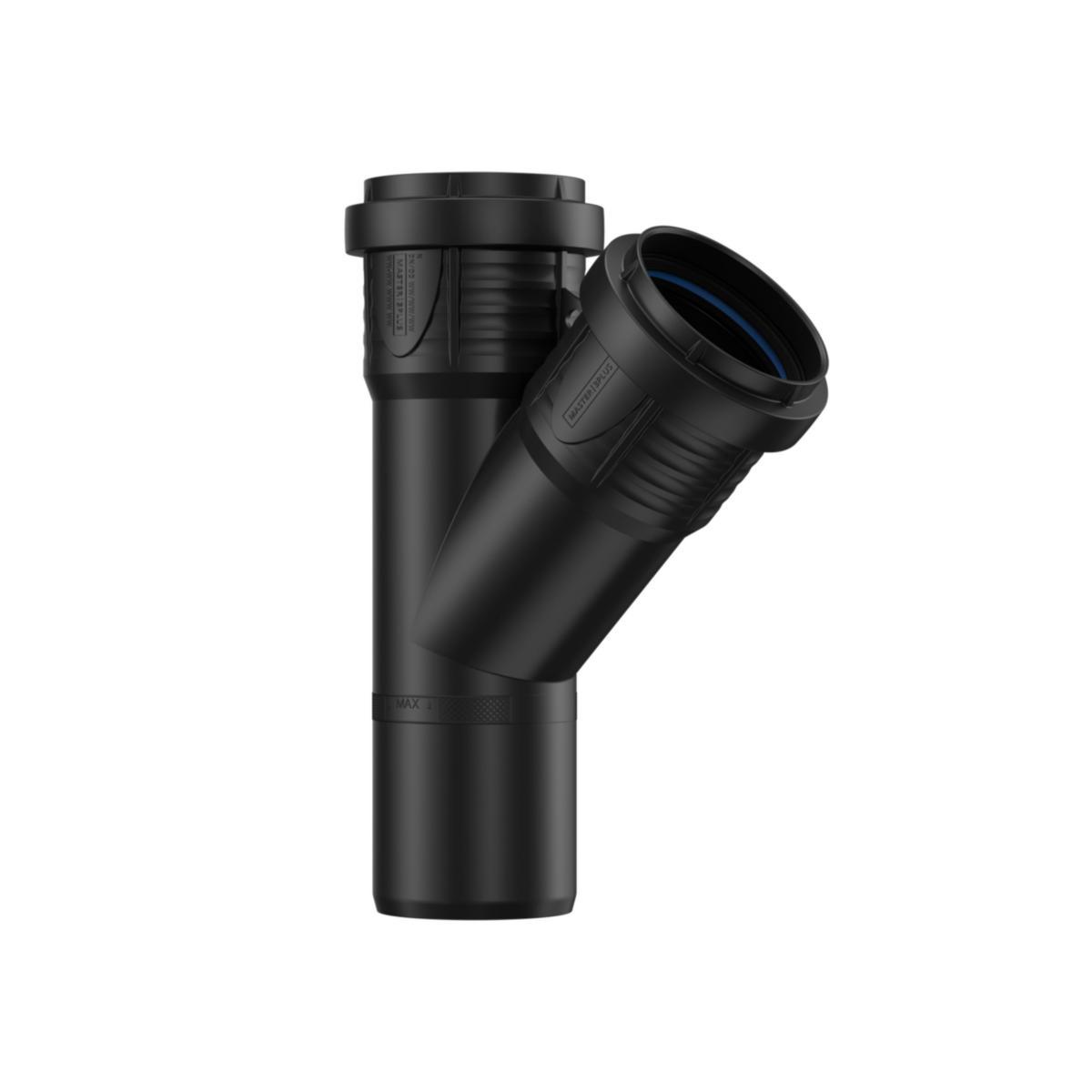 Grenrör med två muffar 45°, PP, Stilla Master 3+ - GRENRÖR 50X45° PP 2 MUFFAR STILLA MASTER 3+, PIPELIFE