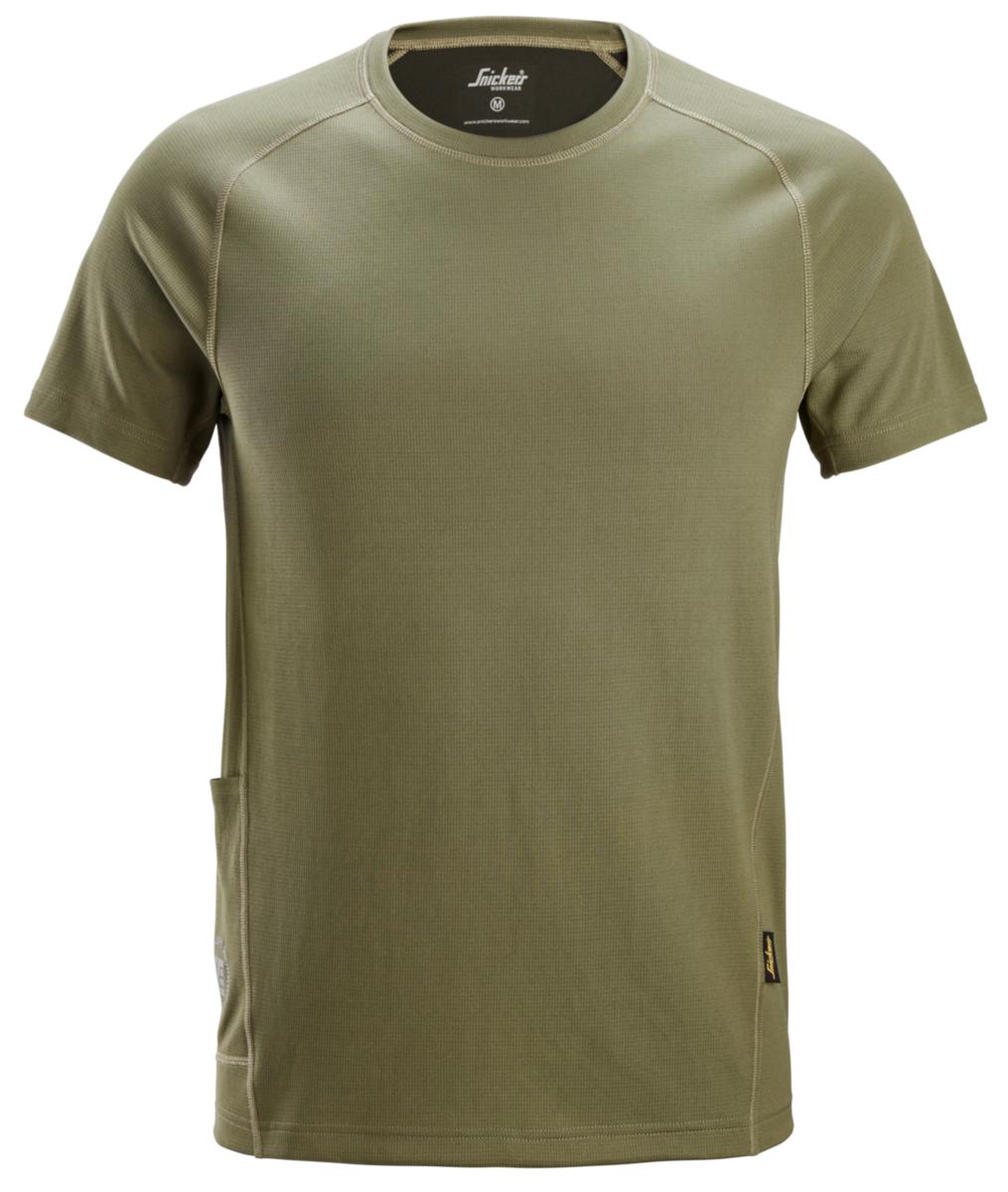 T-shirt Snickers 2556 - T-SHIRT SNICKERS 2556-3100 KHAKIGRÖN STL XL