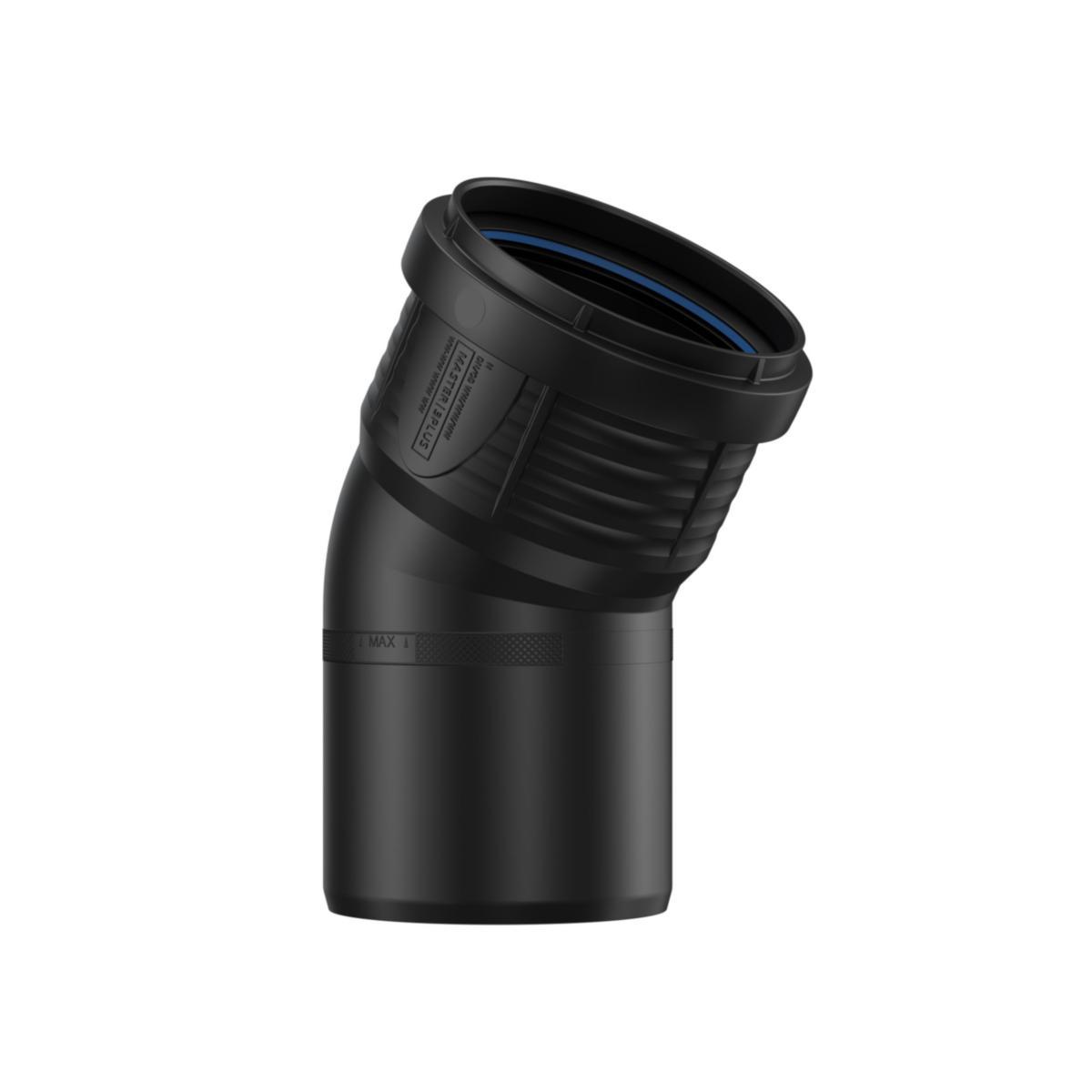 Böj med en muff 30°, PP, Stilla Master 3+ - BÖJ 75X30° PP 1 MUFF STILLA MASTER 3+, PIPELIFE