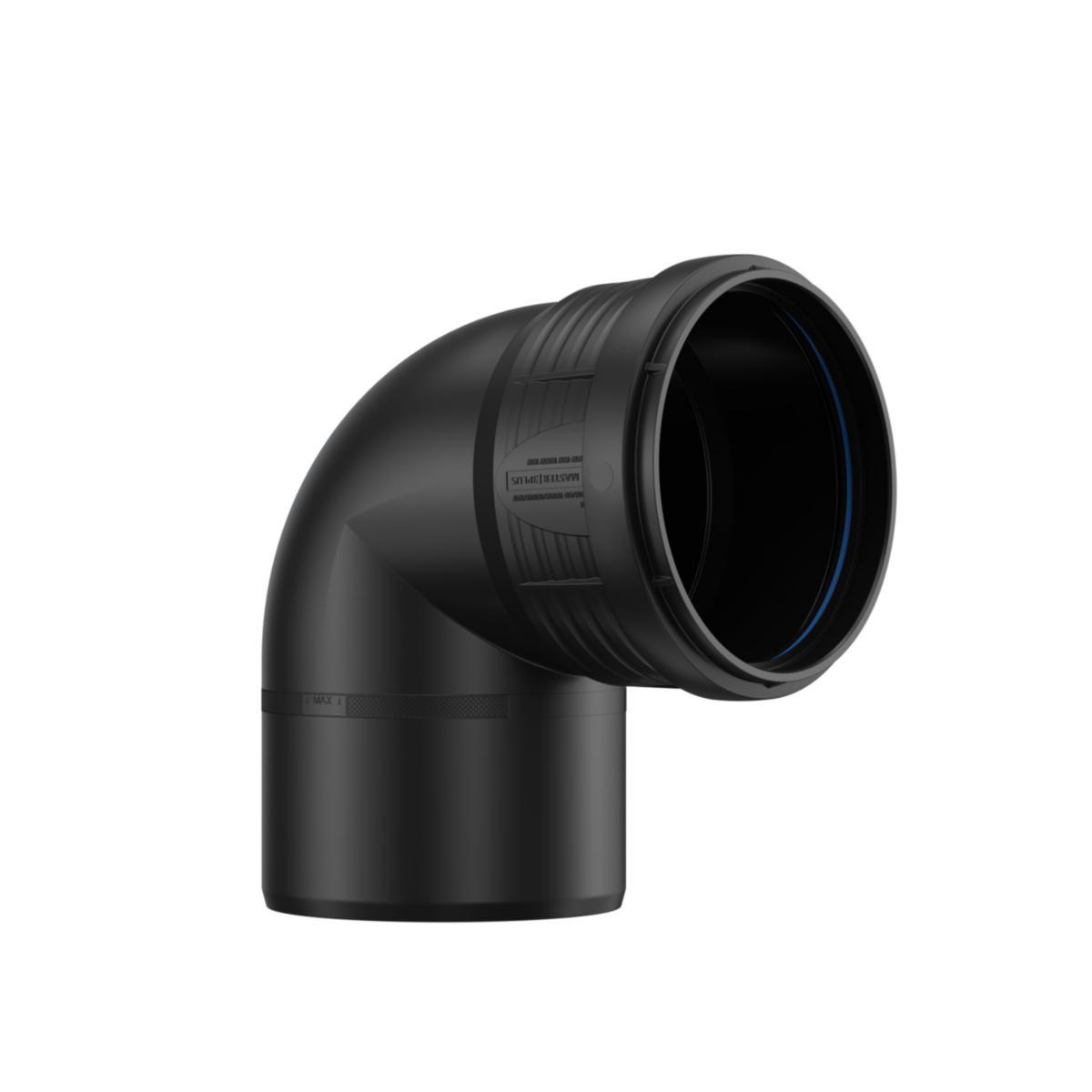 Böj med en muff 87,5°, PP, Stilla Master 3+ - BÖJ 110X87.5° PP 1 MUFF STILLA MASTER 3+, PIPELIFE