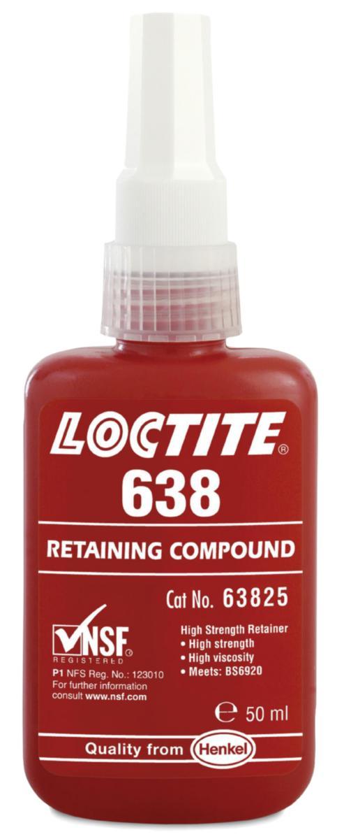 Loctite 638 cylindrisk fastsättning - FASTSÄTTNING LOCTITE 638 50ML CYLINDRISK FASTSÄTTNING