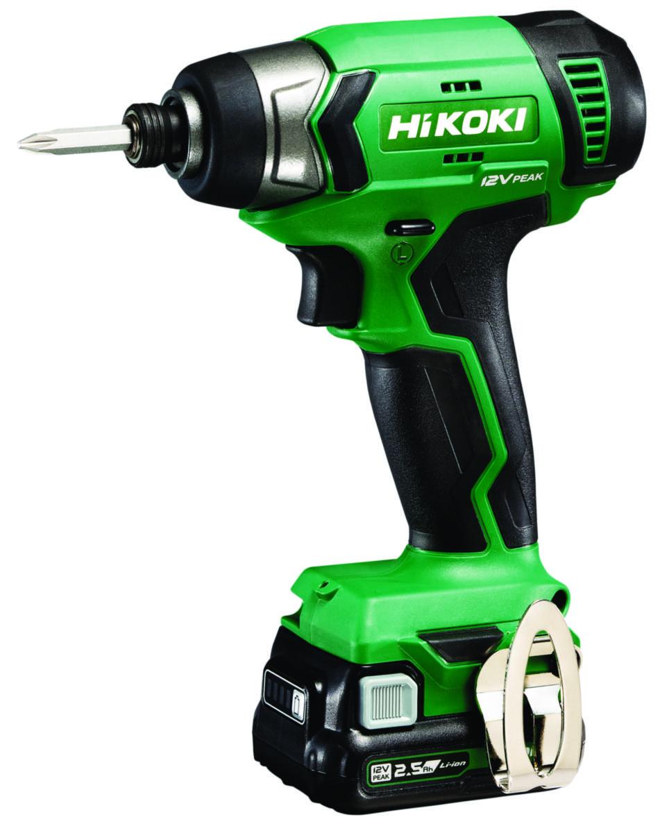 Slagskruvdragare HiKOKI WH12DA - SLAGSKRUVDRAGARE HIKOKI WH12DA 12V 2X2.5AH 110NM 1.1KG