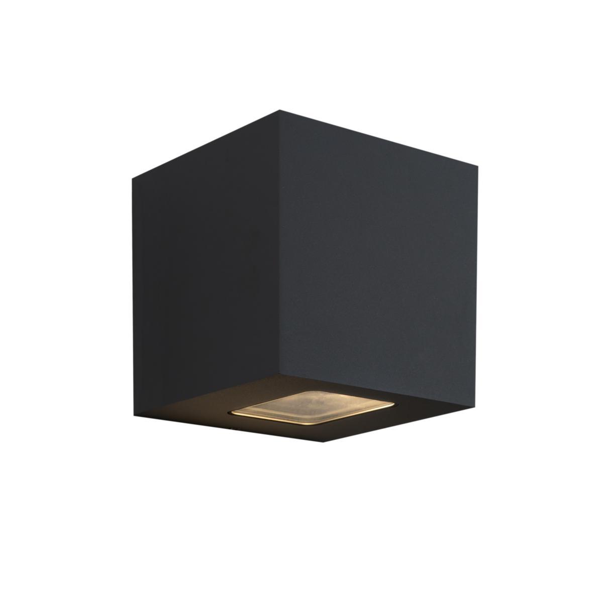Wall luminaire Cube XL I, Hide a Lite - WALL CUBE XL I ANTHRA 3000K IP65 CUBE XL I