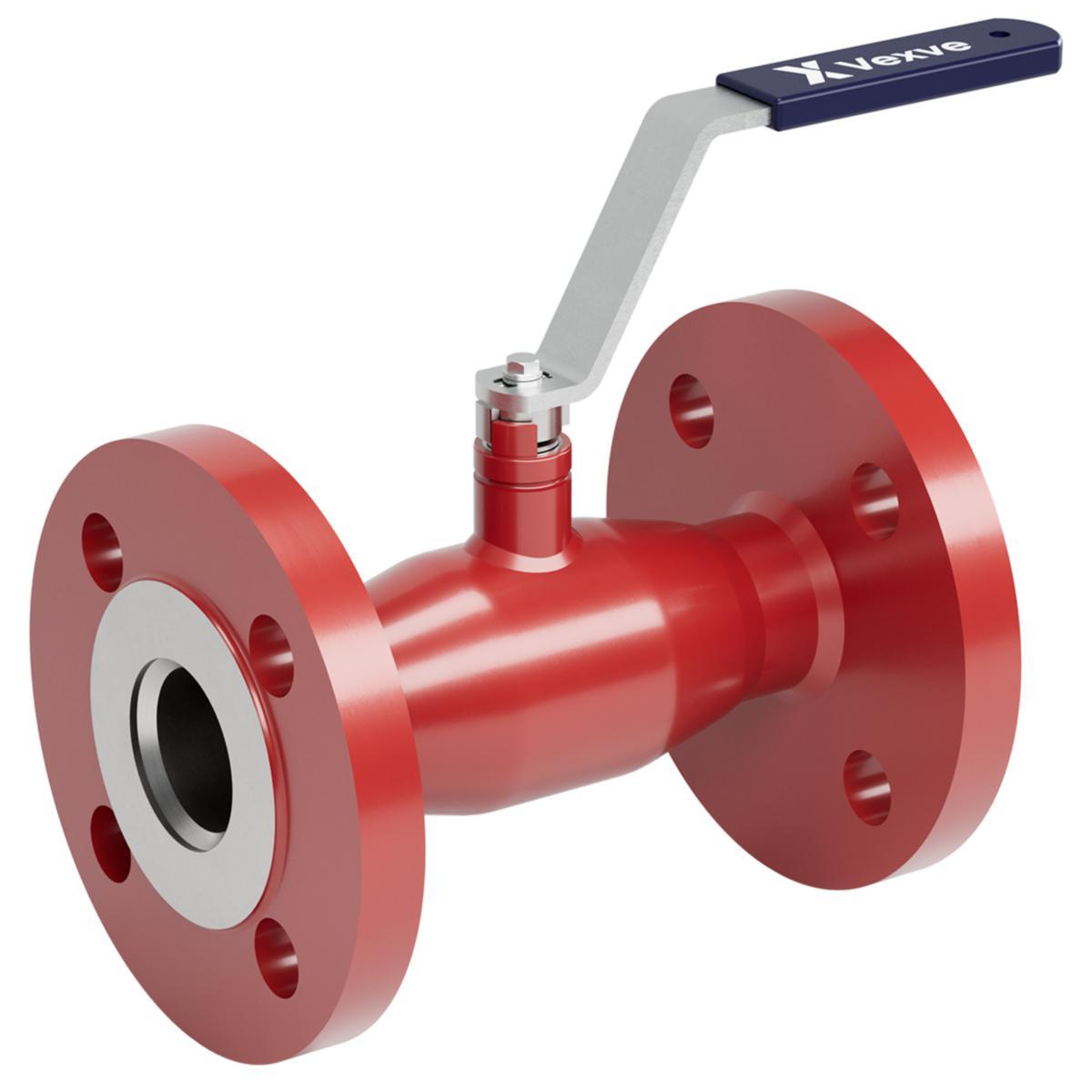 Helsvetsad kulventil fabrikat Vexve Serie 173 i kolstål med flänsar, reducerat flödesutförande, denna ventil är konstruerad för kondensat applikationer - KONDENSATVENTIL DN15 FL PN40 P235GH VEXVE RED. HANDSPAK