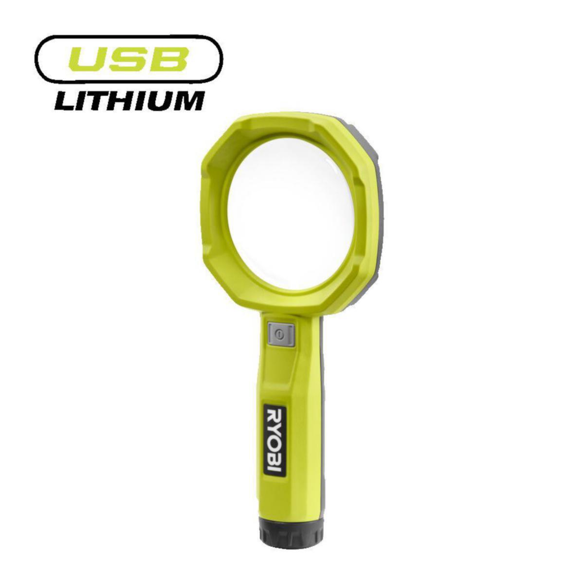 Förstoringslampa RYOBI Usb Litium RML4-0 SOLO - FÖRSTORINGSLAMPA RYOBI USB LIT RML4-0 SOLO