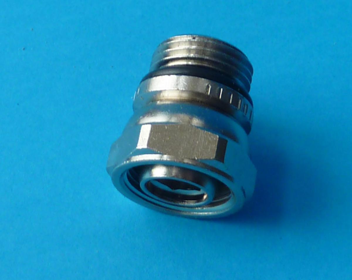 Radiatoranslutning med nippel och mutter ink. o-ring, Danfoss - NIPPEL O MUTTER FÖR ANSL MOT RADIATOR G10 M O-RING 013G6722