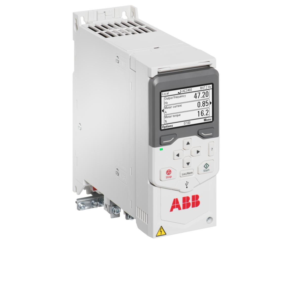 Frequency converter ACS480 3-phase, IP20 - FREQ CONV ACS480 0.75KW 400V ACS480-04-02A7-4