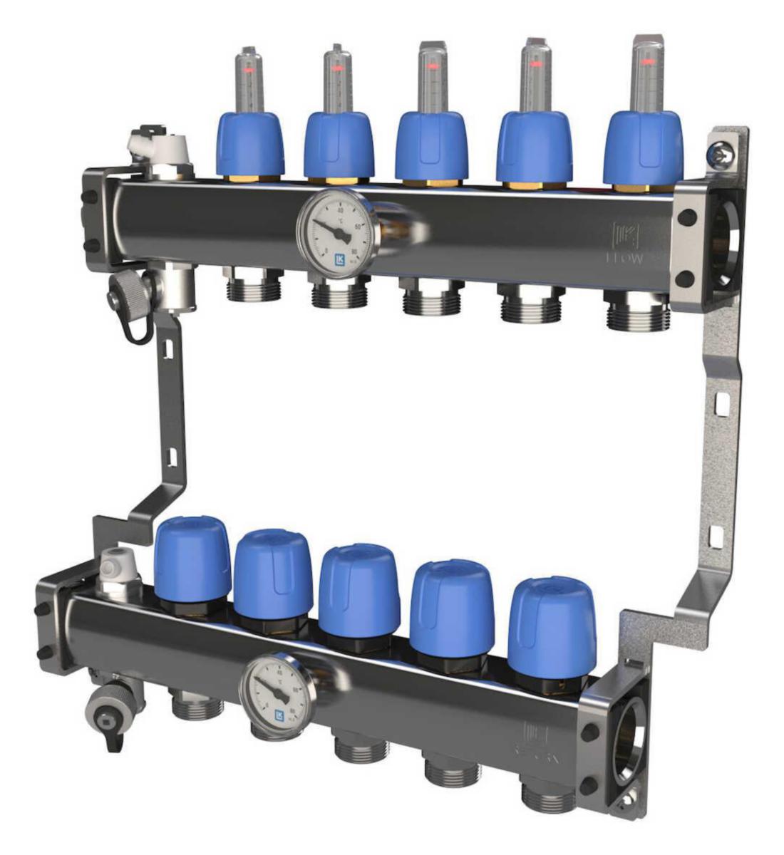 Värmekretsfördelare RF, LK - LK VÄRMEKRETSFÖRDELARE RF5