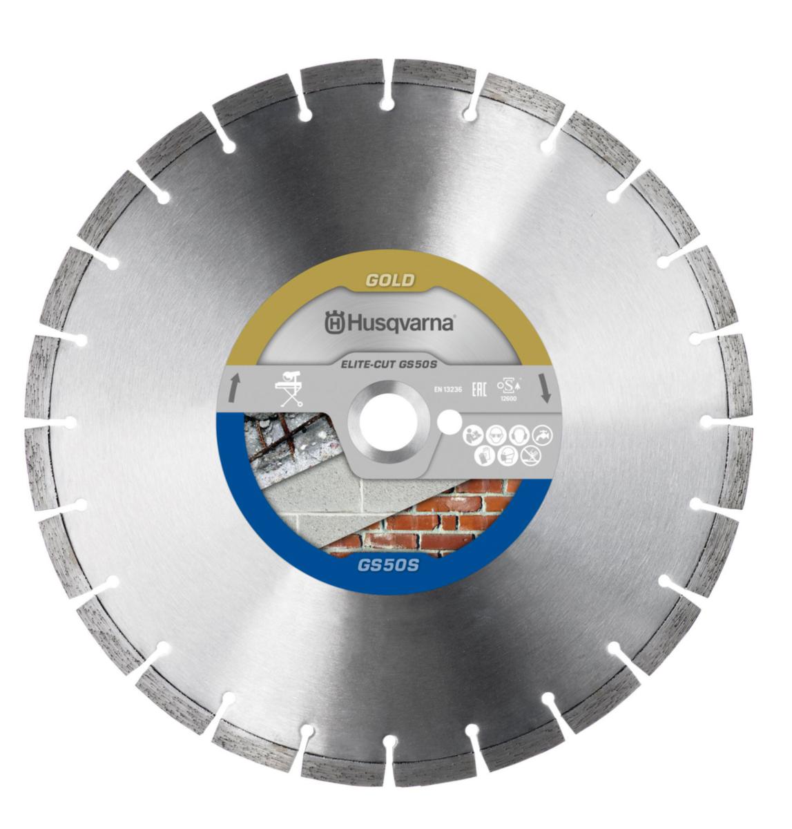 Diamantklinga Husqvarna Elite-Cut GS50S - DIAMANTKLINGA HUSQVARNA ELITE-CUT GS50S 350MM