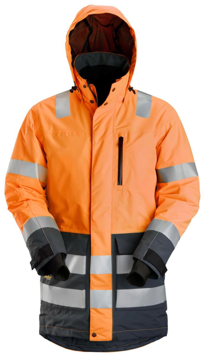 Vinterparkas Snickers 1830 - PARKAS SNICKERS 1830-5558 KL3 VARSELORANGE STL: M