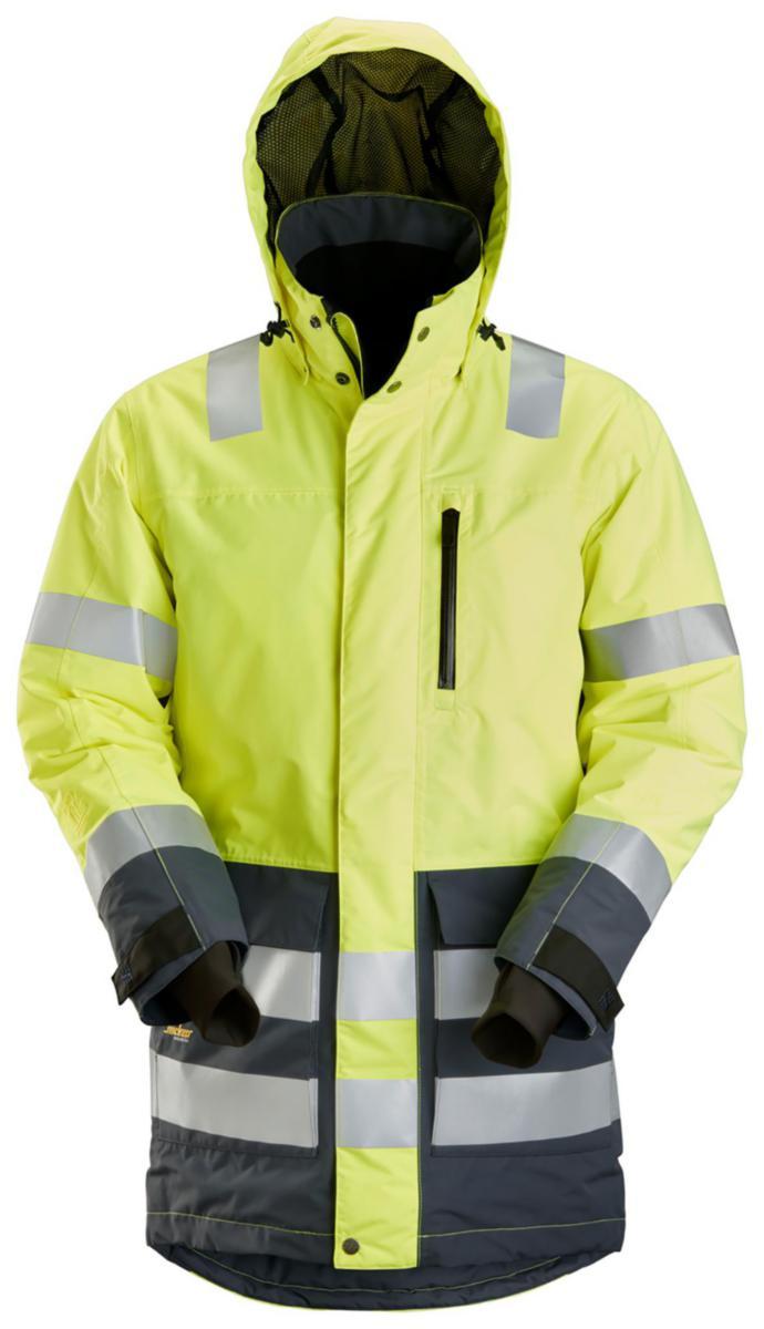 Parkas Snickers 1830 - VINTERPARKAS SNICKERS 1830 KL3 VARSELGUL STL: XL