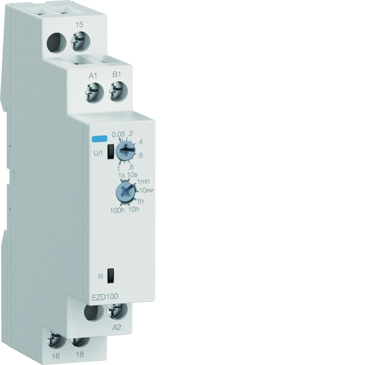 Tidrelä tillslagsfördröjd EZD100 - TIDRELÄ TILLSL 24-240V 1 V EZD100