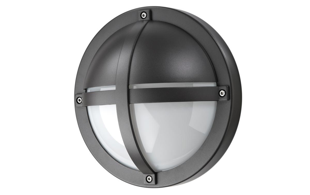 Väggarmatur Tanto LED - VÄGGARM 11.5W 330LM 3K GR IP65 TANTO MED SKYMNINGSRELÄ