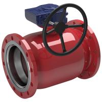 Helsvetsad kulventil fabrikat Vexve Serie 174/1 i kolstål med flänsar, reducerat flödesutförande, denna ventil är konstruerad för kondensat applikationer