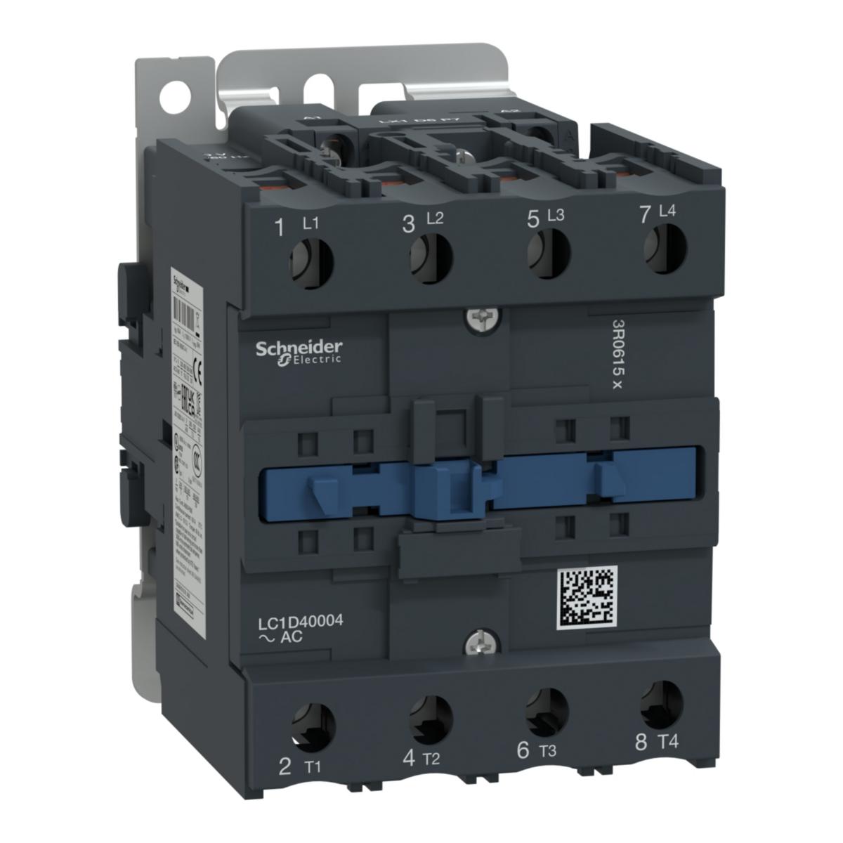Kontaktor 4-pol LC1D 60-200 A - KONTAKTOR 4SL 60A AC1 230V LC1D40004P7