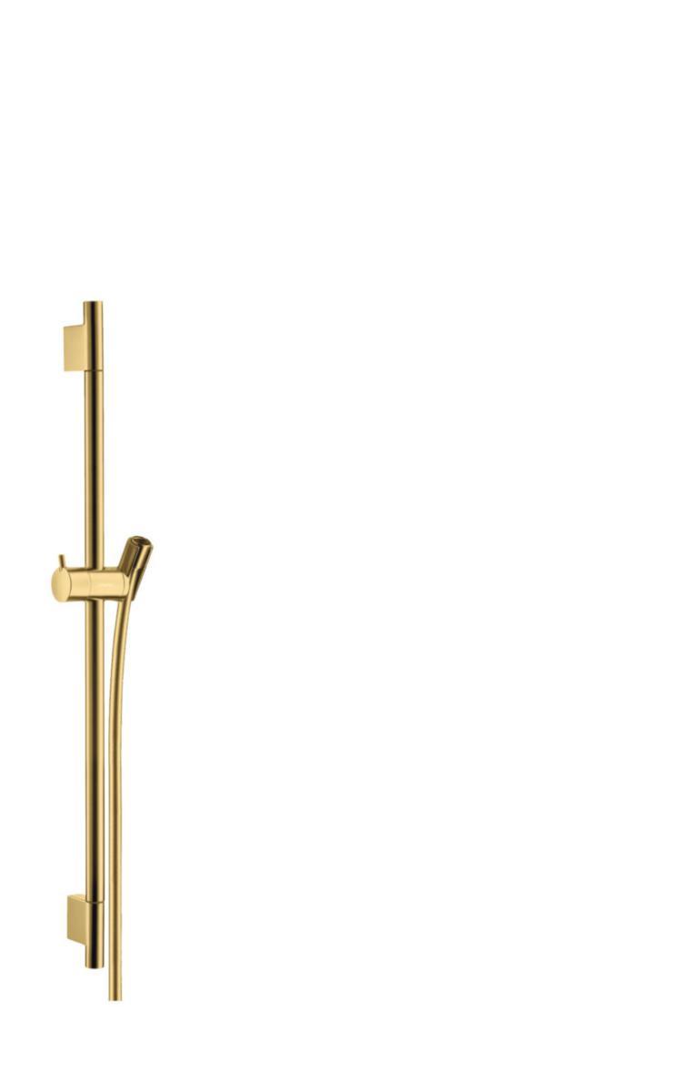 Duschstång Unica S Puro, Hansgrohe - HANSGROHE DUSCHSTÅNG/-SLANG UNICA S PURO, POLERAT GULD
