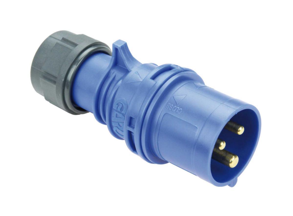 Attachment plug Quick type P 16A, without screw - PLUGS TT 3P 16A 6H P 216–6 Q