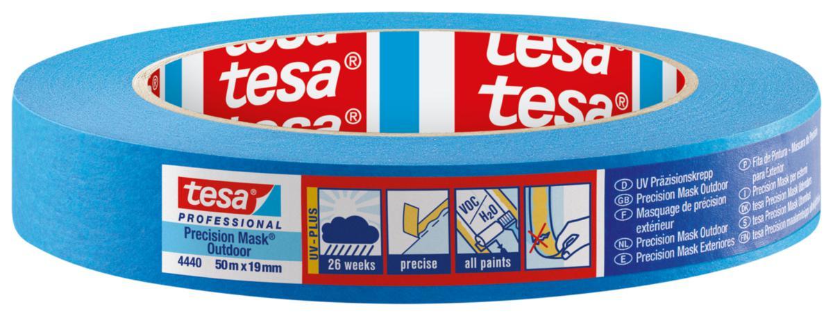 Masking tape Tesa 4440 - TAPE PRECISION 4440 50M X 19MM BLUE UV BEST