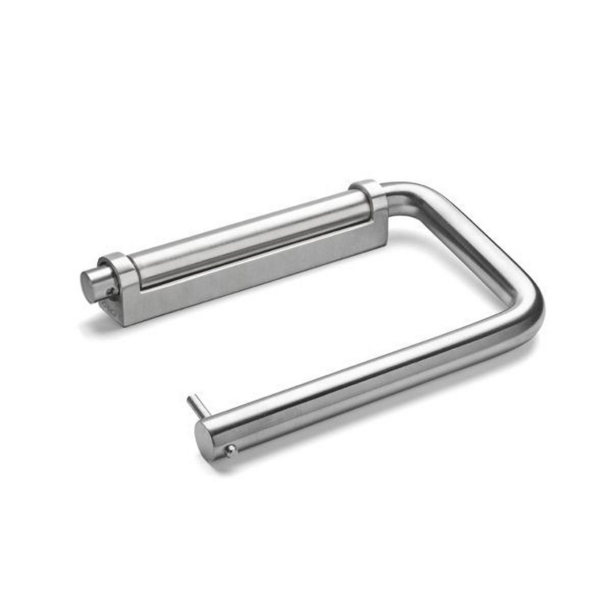 Toalettpappershållare D line - TOALETTPAPPERSHÅLLARE D LINE 145X99X2 MM BORSTAD RFR STÅL