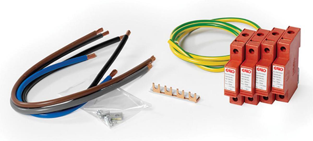 Överspänningsskydd för industri i  Paket typ B - ÖVERSP.PAKET ELVERK PEK1 