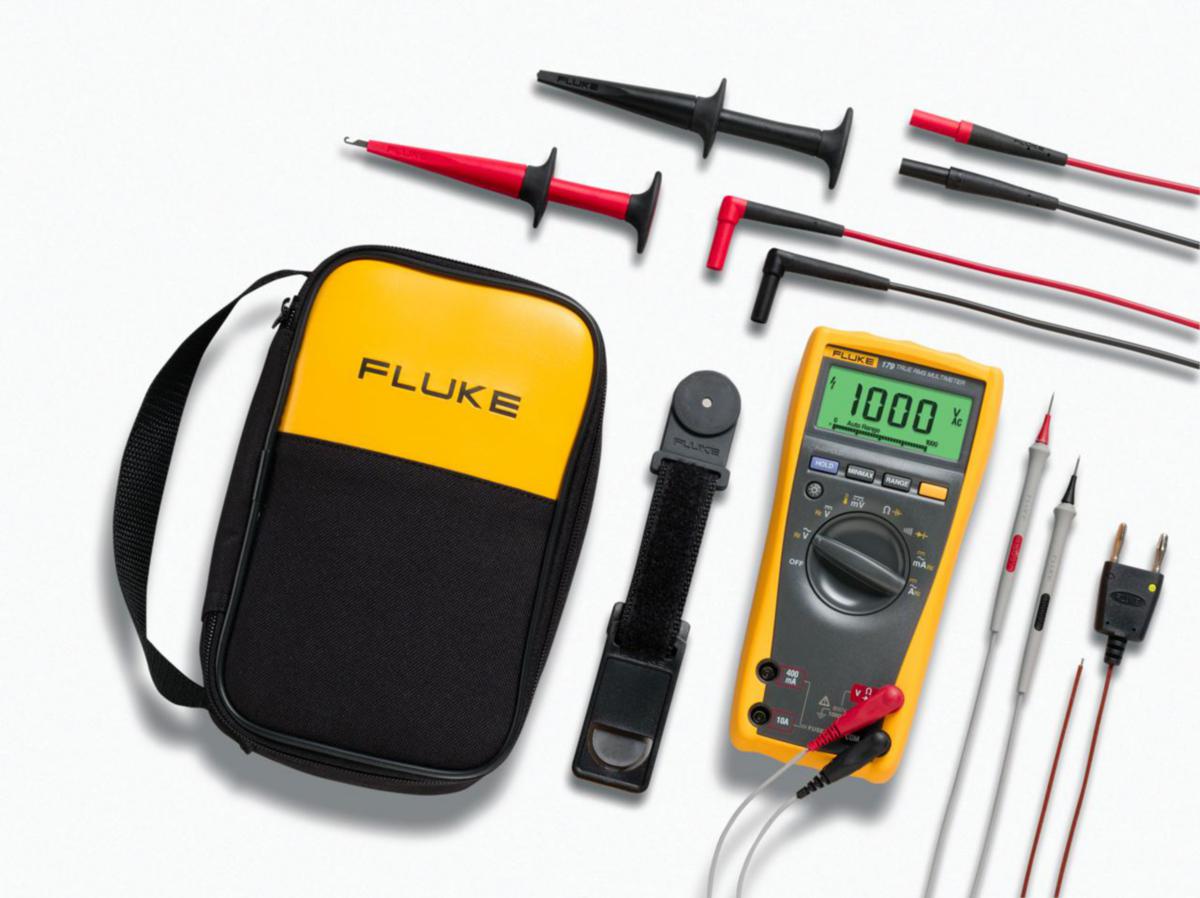Elektronik kit; Fluke 179 Digital Multimeter + EDA2 tillbehörskit - ELEKTR KOMBI FLUKE 179/EDA2