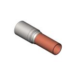 Transition from steel (welding end P235GH) to copper (brazing EN1057:2006) Vexve series 735, Vexve