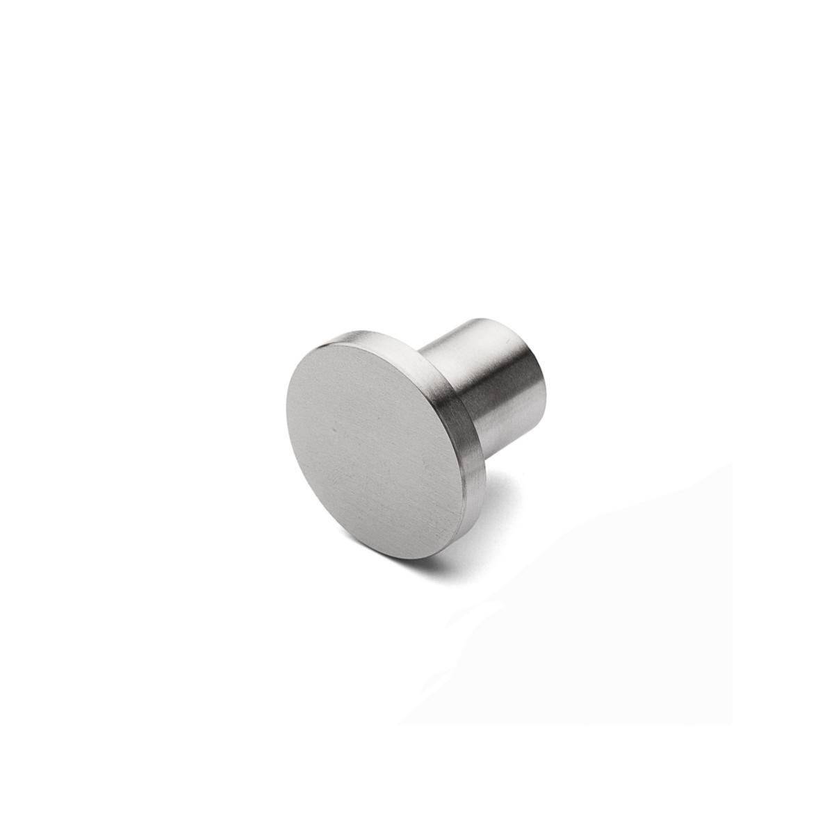 Klädkrok med pinne D line - KLÄDKROK D LINE Ø25 25X25X21MM BORSTAD RFR STÅL