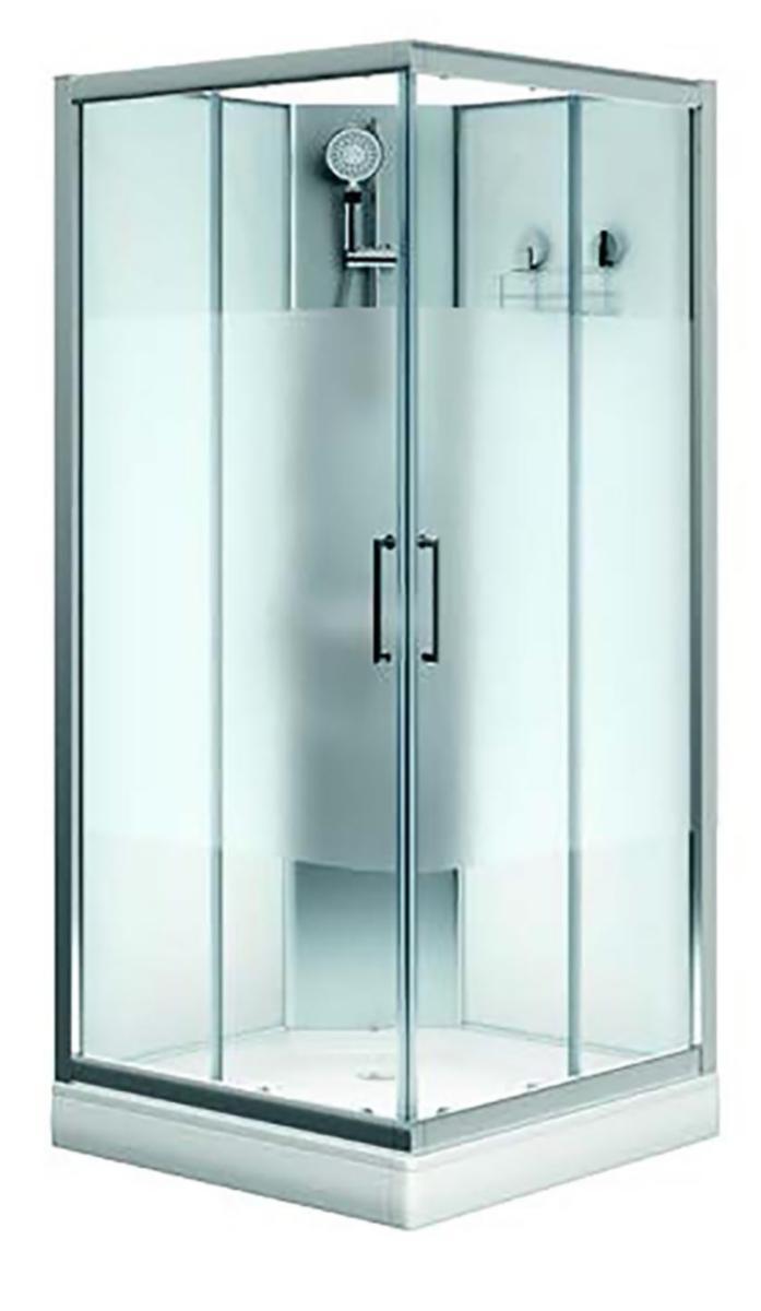 Duschkabin Papilio rektangulär, a-collection - DUSCHKABIN PAPILIO 90X90CM A-COLL. REKT. FROSTAT GLAS