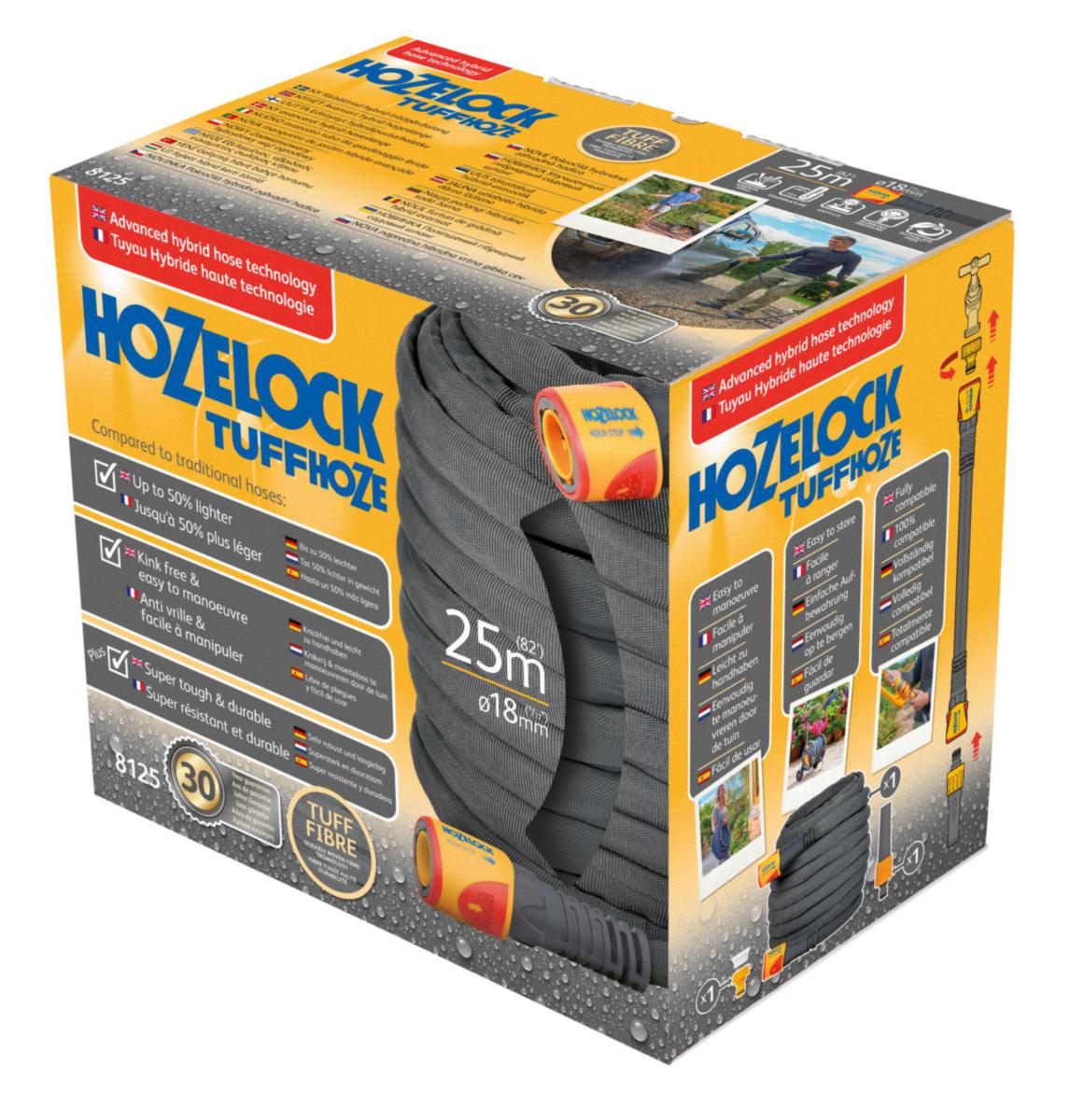 Hose Set Hozelock Tuffhoze - HOSE SET TUFFHOZE 25M HOZELOCK